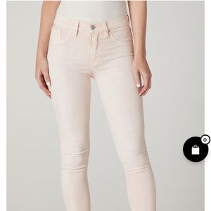 Hudson Nico Midrise Super Skinny Ankle White